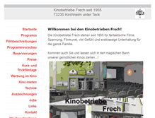 Tablet Screenshot of kinofrech.de